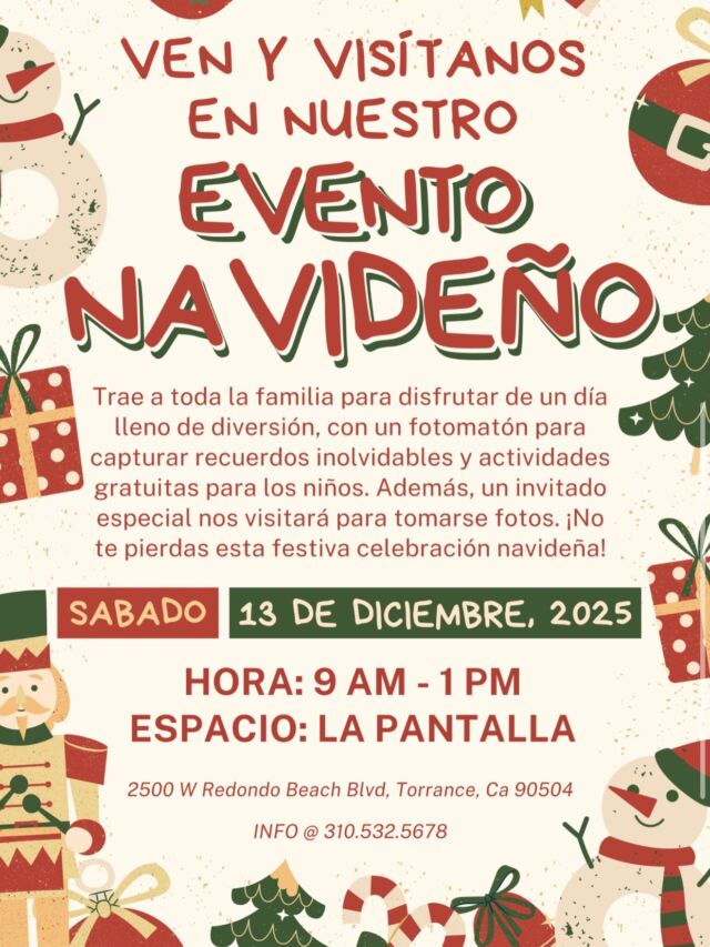 Join us for a fun and festive Christmas celebration at The Roadium! 🎄✨
Free kids’ activities, a photo booth, holiday surprises, and a special guest for photos. 🎁📸
Saturday, December 13 · 9 AM–1 PM · Screen Tower ⏰
Don’t miss it! ❄️

¡Acompáñanos a celebrar la Navidad en el Roadium! 🎄✨
Actividades gratuitas para niños, fotomatón, sorpresas navideñas y un invitado especial para fotos. 🎁📸
Sábado, 13 de diciembre · 9 AM–1 PM · La Pantalla ⏰
¡No te lo pierdas! ❄️ #theroadiumoopenairmarket #christmas #santa